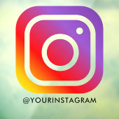 instagram bedrijf sociale media venster autodecel raamsticker (Vel 3)