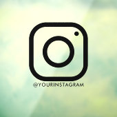 instagram bedrijf sociale media venster autodecel raamsticker (Vel 3)