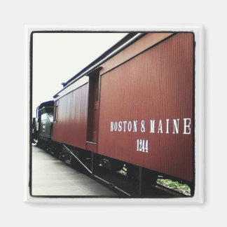 Instagram Boston/Maine trein Magneet