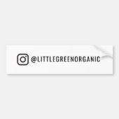 Instagram bumpersticker | Uw Instagramnaam (Voorkant)