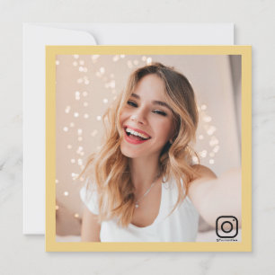 instagram business social media modern Gold Kaart