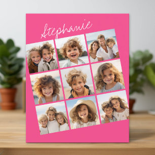 Instagram collage met 9 vierkante foto's notitieka
