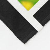 Instagram collage uw afbeeldingen aangepaste monog fleece deken (Hoek)