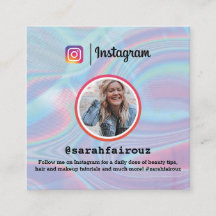 Instagram Colorful Photo Trendy Holographic