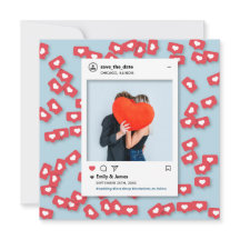 Instagram Cool Liefde Grappig Bewaar de datum