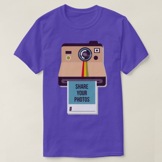 Instagram Deel je foto's T-shirt (Design voorkant)