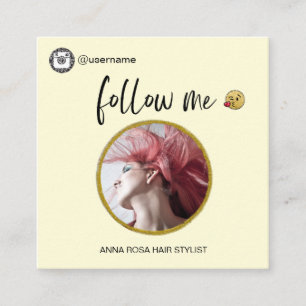 *~* INSTAGRAM Emoji Social Media Icons QR code Squ Vierkante Visitekaartje