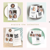Instagram Facebook Foto Sociale Media QR Code Visitekaartje
