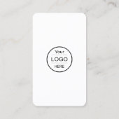 Instagram Facebook QR-code | Roze visitekaartje fo (Achterkant)