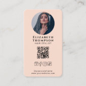 Instagram Facebook TikTok Social Media QR Code Visitekaartje (Voorkant)