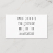 Instagram facebook twitter visitekaartje (Achterkant)