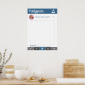 Instagram-feestprop POSTER Fotohouder Prop 20x28 (Keuken)