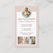 Instagram Fitness Personal Trainer Photo QR Code Visitekaartje (Voorkant)