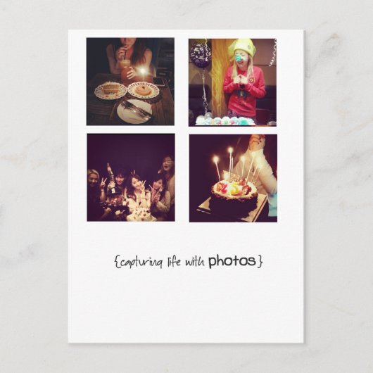 instagram foto-briefkaarten briefkaart (Voorkant)