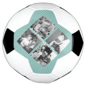 Instagram Foto Collage 4 afbeeldingen - blauwe str Voetbal (Gedraaid)