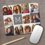 Instagram Foto Collage Aangepaste Monogramkolen Muismat<br><div class="desc">Gebruik tot 11 vierkante of zelfgemaakte telefoonfoto's om een uniek en persoonlijk cadeau te creëer. Of je kunt de hipster puppy houden en een trendy keepslag maken. Als u de afbeeldingen moet aanpassen,  klik op het aanpassingshulpmiddel om veranderingen aan te brengen.</div>