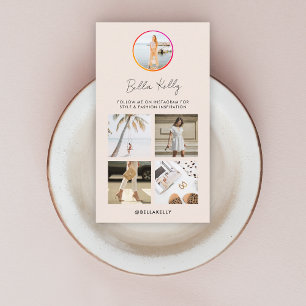 Instagram Foto Diervoeders Sociale media QR Code R Visitekaartje