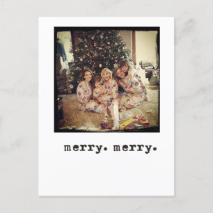 Instagram Foto Kerstkaarten Feestdagenkaart