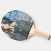 Instagram Foto Persoonlijk pingpongpeddel Tafeltennisbatje (Zijkant)