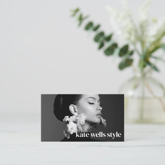 Instagram foto QR-code Visitekaartje (Staand voorkant)