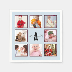 Instagram FOTO Servetten Monogram Elegant
