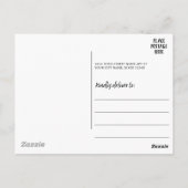 Instagram fotocollage met 9 vierkante foto's briefkaart (Achterkant)