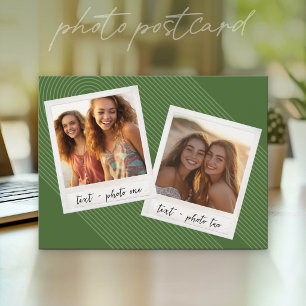 Instagram Fotocollage met boogstrepen Briefkaart