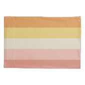 Instagram fotocollage met kleurrijke strepen kussensloop (Achterkant)