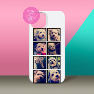 Instagram Fotocollage met Vierkante Foto's iPhone 15 Case