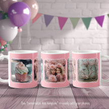 Instagram Fotocollage Modern Sjabloon Roze C51