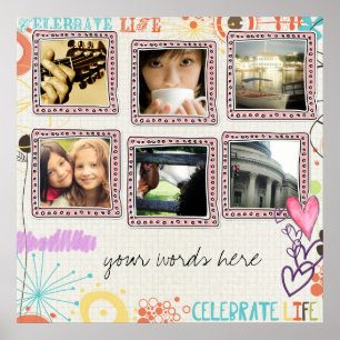 instagram fotocollage poster