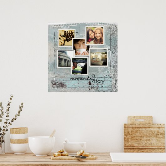 instagram fotocollage poster (Keuken)