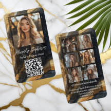 Instagram Fotocollage Social Media Zwart Goud