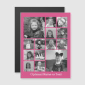 Instagram fotocollage - tot 14 foto's Roze (Voorkant / Achterkant)