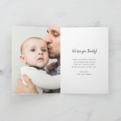 Instagram Fotocollage Vaderdag kaart voor Papa (Binnen)