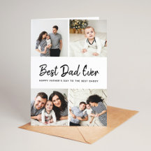 Instagram Fotocollage Vaderdag kaart voor Papa