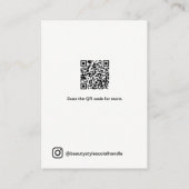 Instagram Fotogrid Collage Beauty Social Media Visitekaartje (Achterkant)