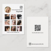Instagram Fotogrid Collage Beauty Social Media Visitekaartje (Voorkant / Achterkant)