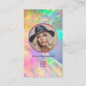 Instagram Fotogrid Volg profiel Opal Visitekaartje (Voorkant)