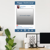 Instagram Fotohokje Feest Prop Frame Jubileum Poster (Thuiskantoor)