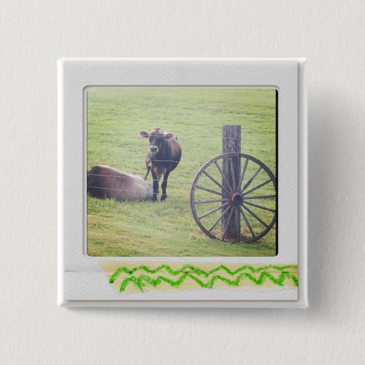 instagram-fotoknop vierkante button 5,1 cm (Voorkant)