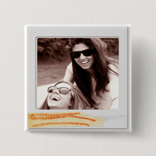 instagram-fotoknop vierkante button 5,1 cm (Voorkant)