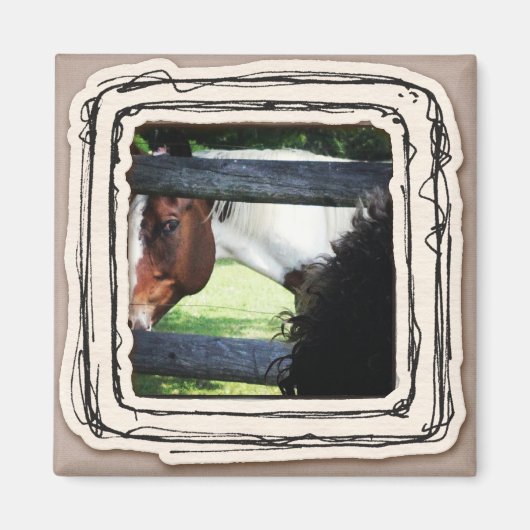 instagram fotomagneet magneet (Voorkant)