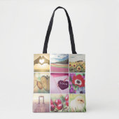 Instagram fotostijl collage sjabloon tote bag (Voorkant)