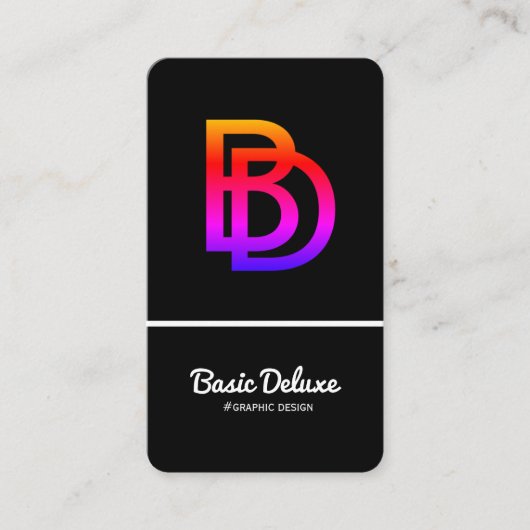 Instagram-geïnspireerd modern visitekaartje (Voorkant)