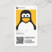 Instagram-geïnspireerd modern visitekaartje (Achterkant)