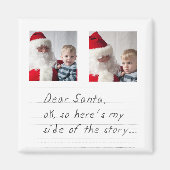 instagram grappige kerstfoto magneet (Voorkant)