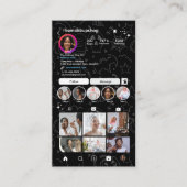 Instagram Halloween Visitekaartje (Voorkant)