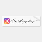 Instagram Handle Script sticker (Voorkant)