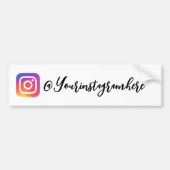 Instagram Handle Script sticker (Voorkant)